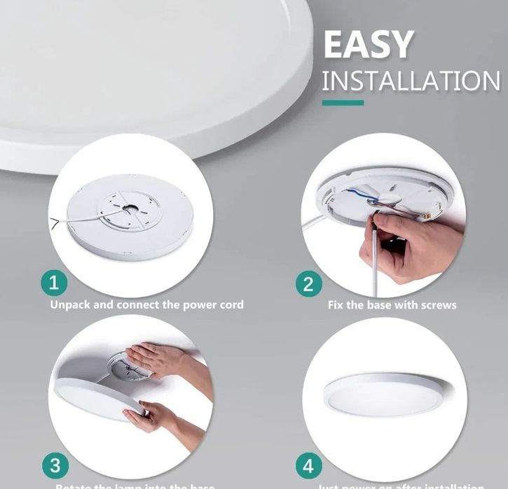 Plafon, Lampa sufitowa LED Combuh 28W 30cm