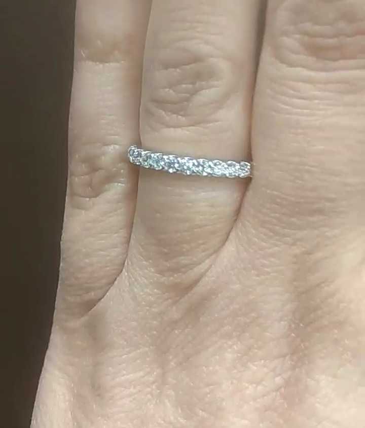 Золотое кольцо с бриллиантами ~0.4кт!! В стиле Tiffany. Діаманти