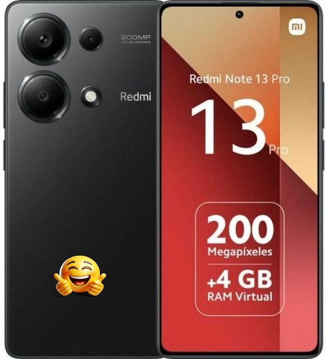 Smartfon Xiaomi Redmi Note 13 Pro 4G 8 GB / 256 GB 4G LTE nowy czarny