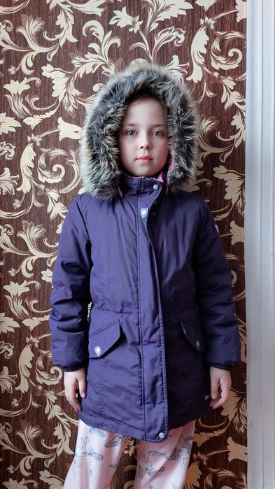 Продам зимнюю куртку парку ленне lenne на девочку, размер 134