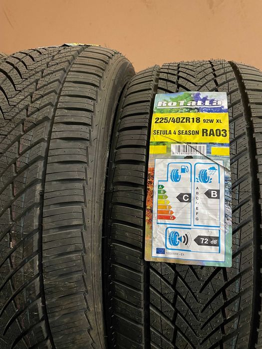 2szt Opony ROTALLA SETULA 4 SEASON RA03 225/40R18 92W