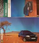 Catálogo Land Rover Freelander, original - vintage