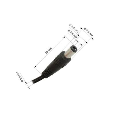 Zasilacz 12V 1,5A Impulsowy Wtyk Prosty 5,5-2,5Mm