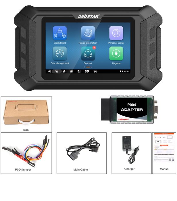 Nowy Obdstar P50 Airbag sensory hybryda czujniki skrętu plus CAN-FD