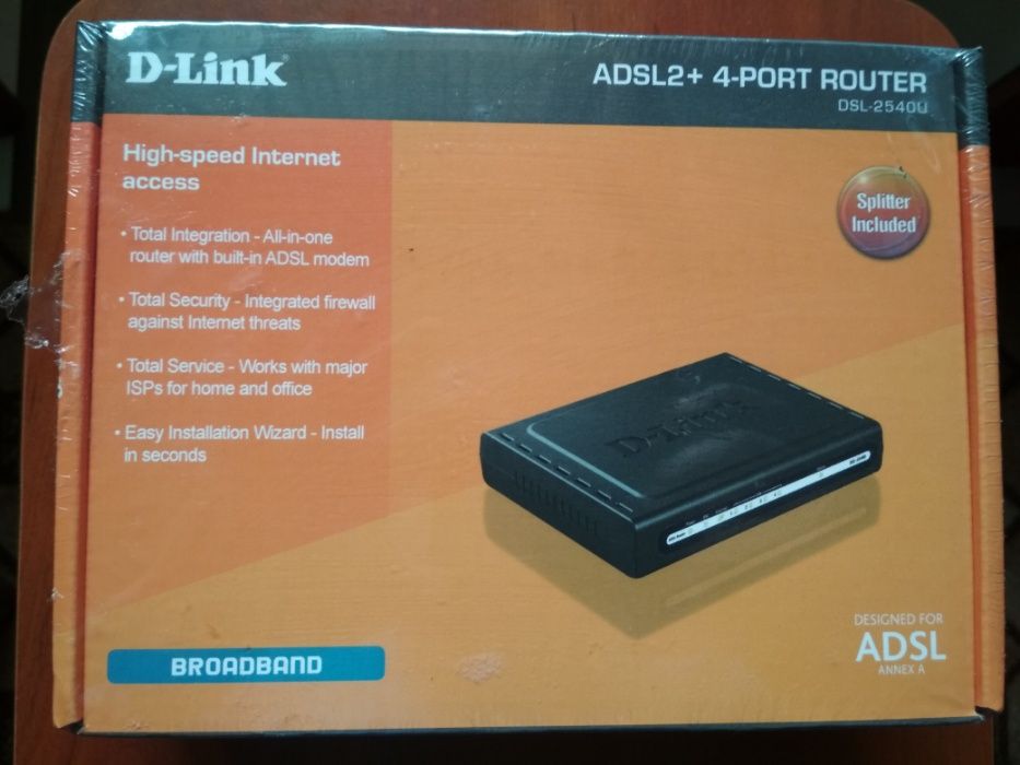 Продам роутер D-Link 2540U