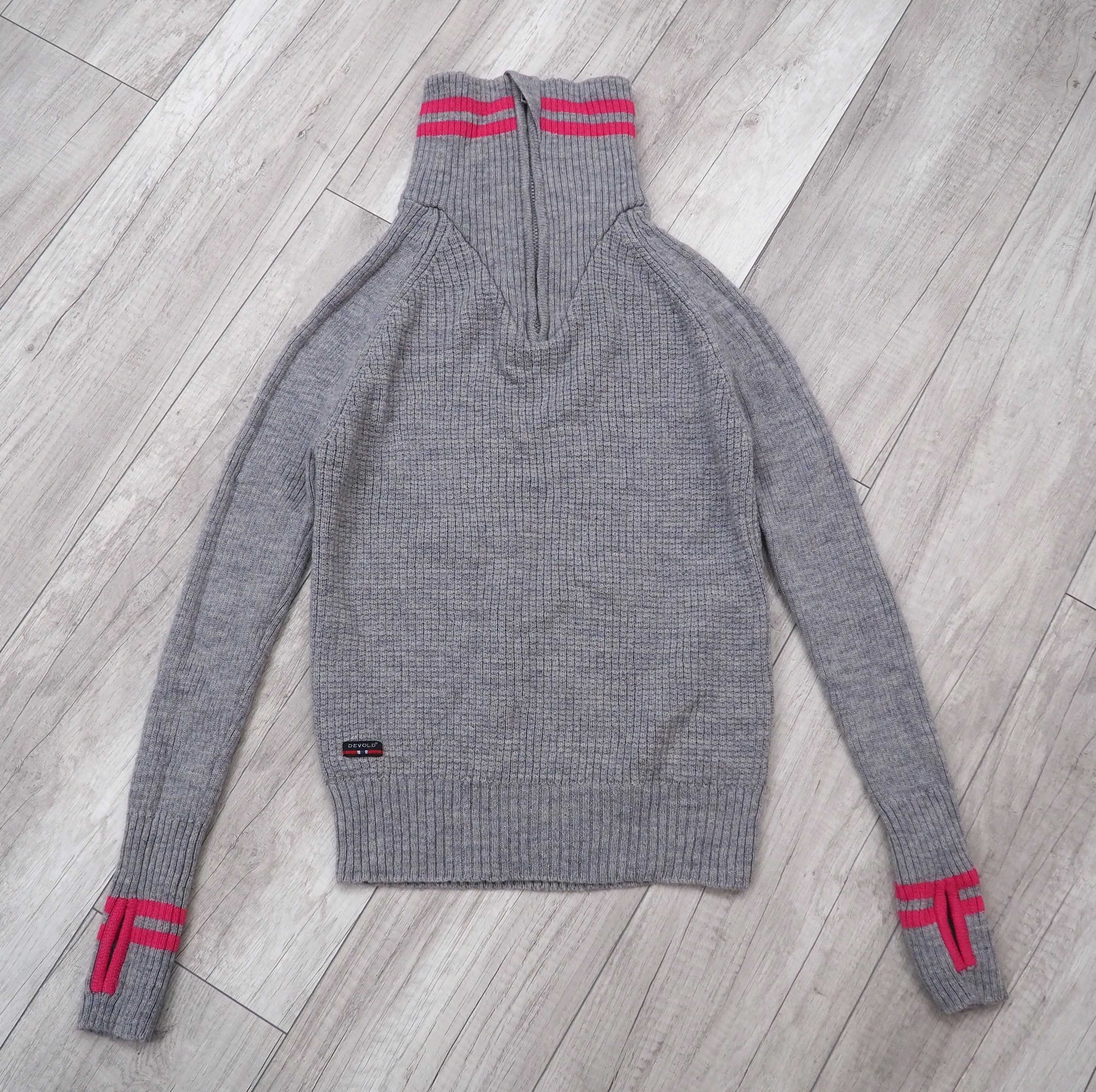 DEVOLD_VARDE_GRIFFIN_sweter damski_zima_trekking_outdoor_WOOLMARK_S