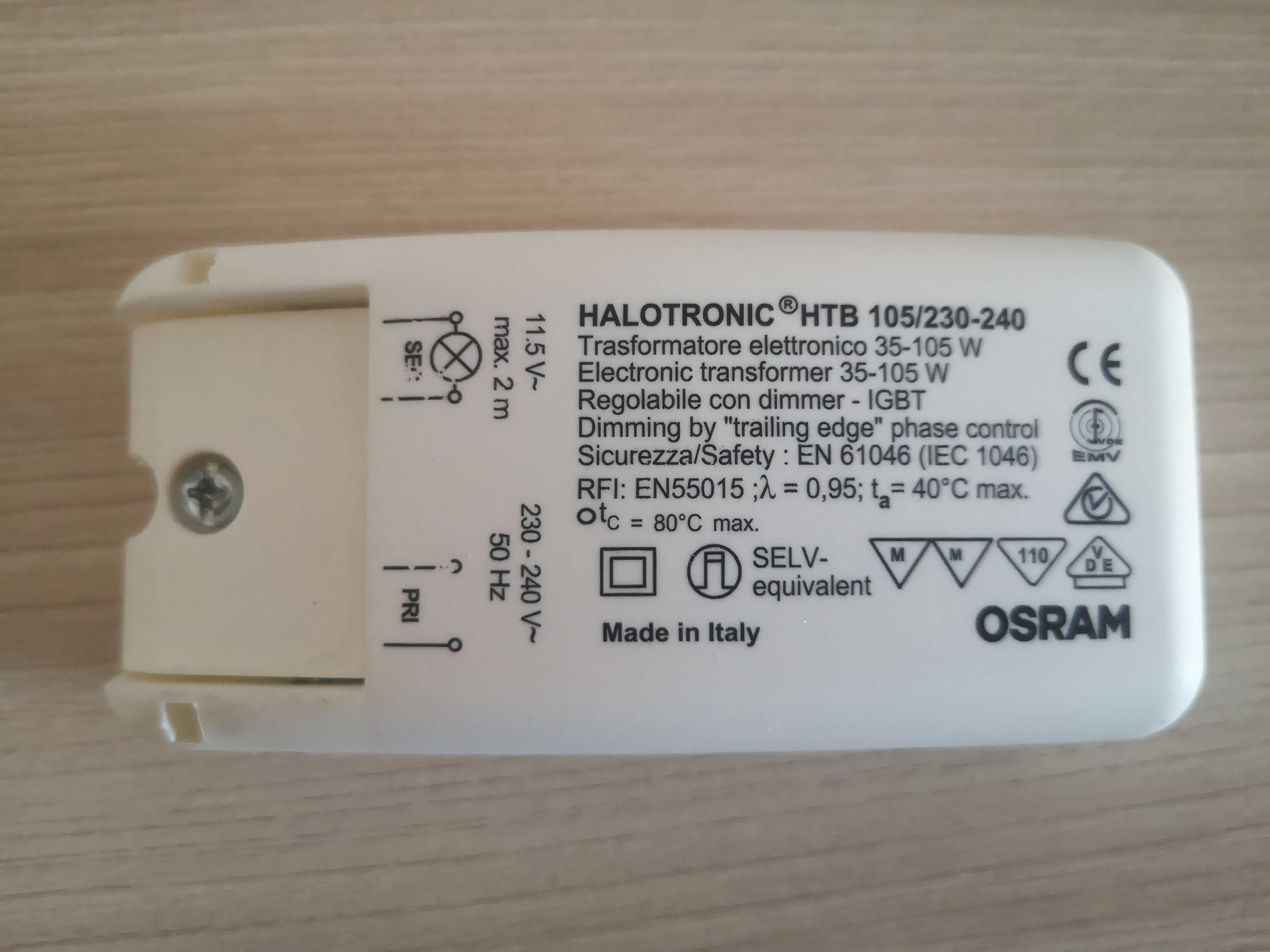 Електронний трансформатор Osram Halotronic HTB 105/230-240