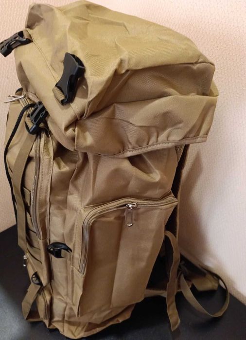 Рюкзак сафарі, великий туристичний рюкзак 65 л