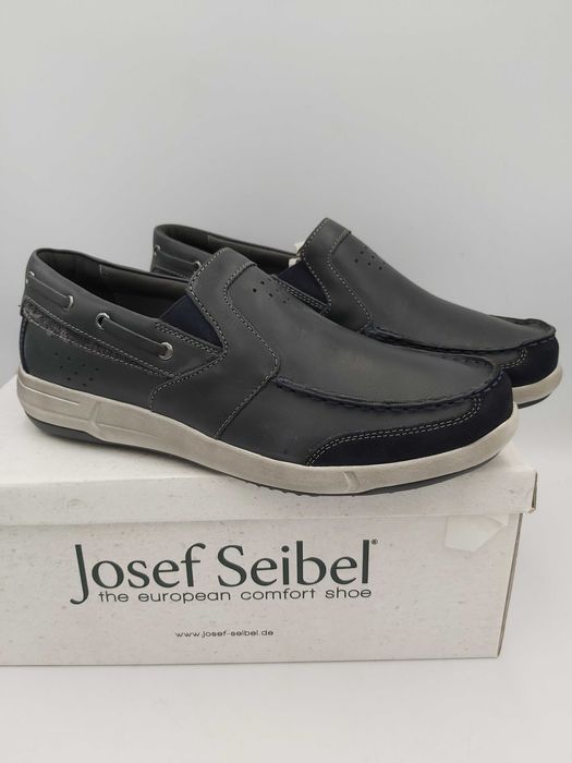Nowe trzewiki JOSEF SEIBEL skorzane mokasyny 41 c182 enrico 04