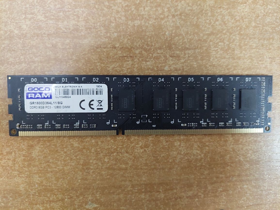 Продам оперативну пам'ять GoodRam DDR3 8Gb 1600MHz PC3-12800U б/к