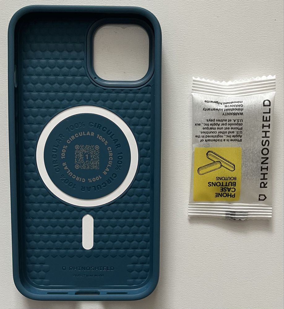 RhinoShield SolidSuit MagSafe iPhone 13/14 Ocean Blue 3,5m