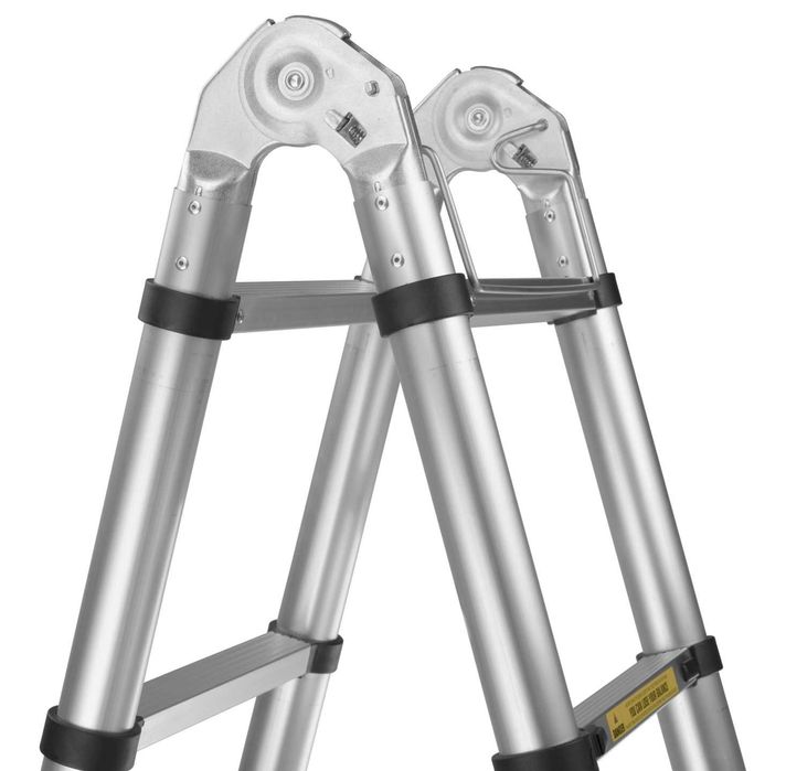 Алюмінієва телескопічна драбина 5м 150кг G02449 лестница, стремянка