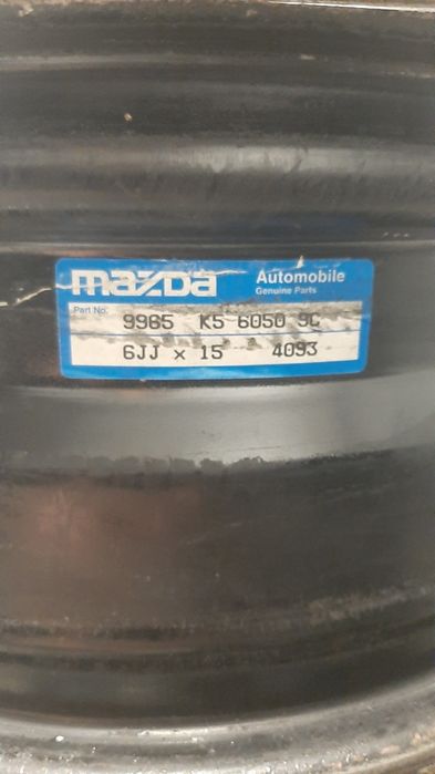 Felgi stalowe 15" mazda 3 rok 2008