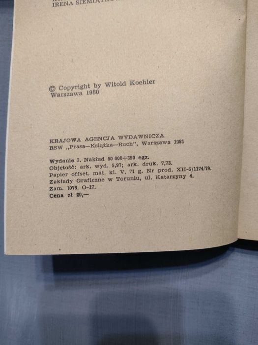 Książka "Zwierzęta czekają", Witold Koehler