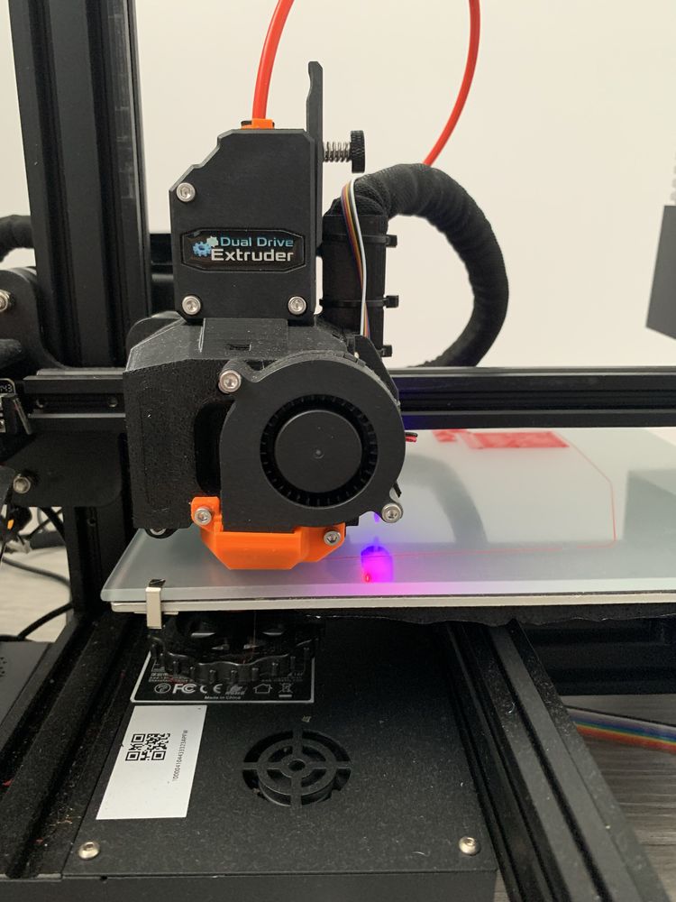 Impressora 3D Creality Ender 3 com direct drive e Klipper