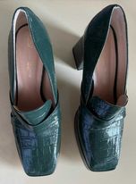 Buty, czółenka, na platformie, zielone, marki Loft 37 ®, L37 ® – NOWE!