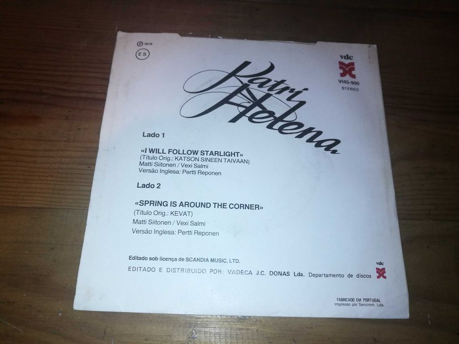 PATRI HELENA - I Will Follow Starlight – Eurovisão 78 SINGLE
