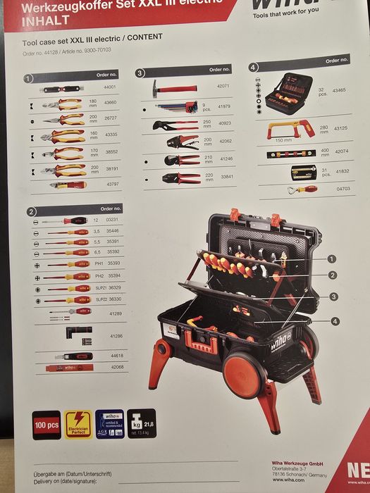 Walizka wiha 102 szt