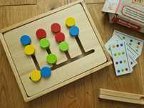 Drewniana gra logiczna labirynt 3+ Playtive