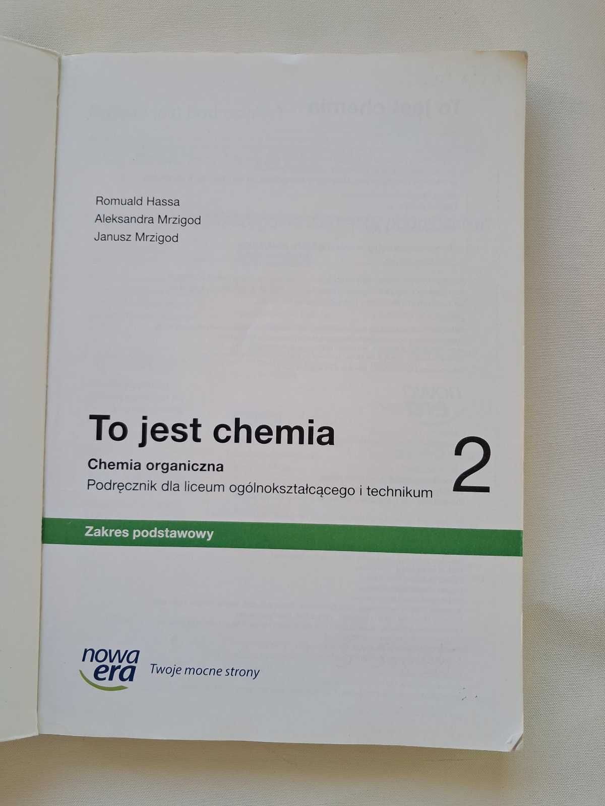 Chemia To jest chemia 2 Nowa Era liceum technikum z. podstawowy