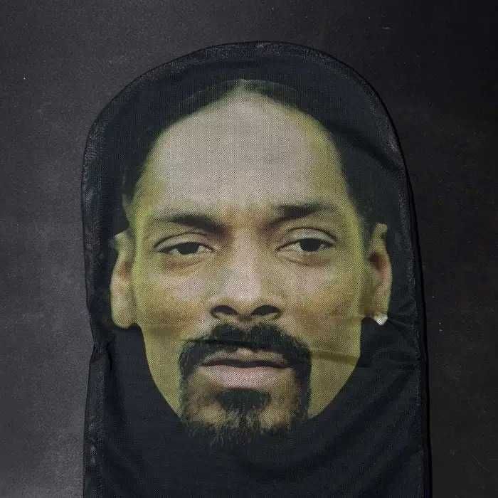 Maska Snoop Dogg 2001 Siatka Przebranie Kostium Czapka NOWA