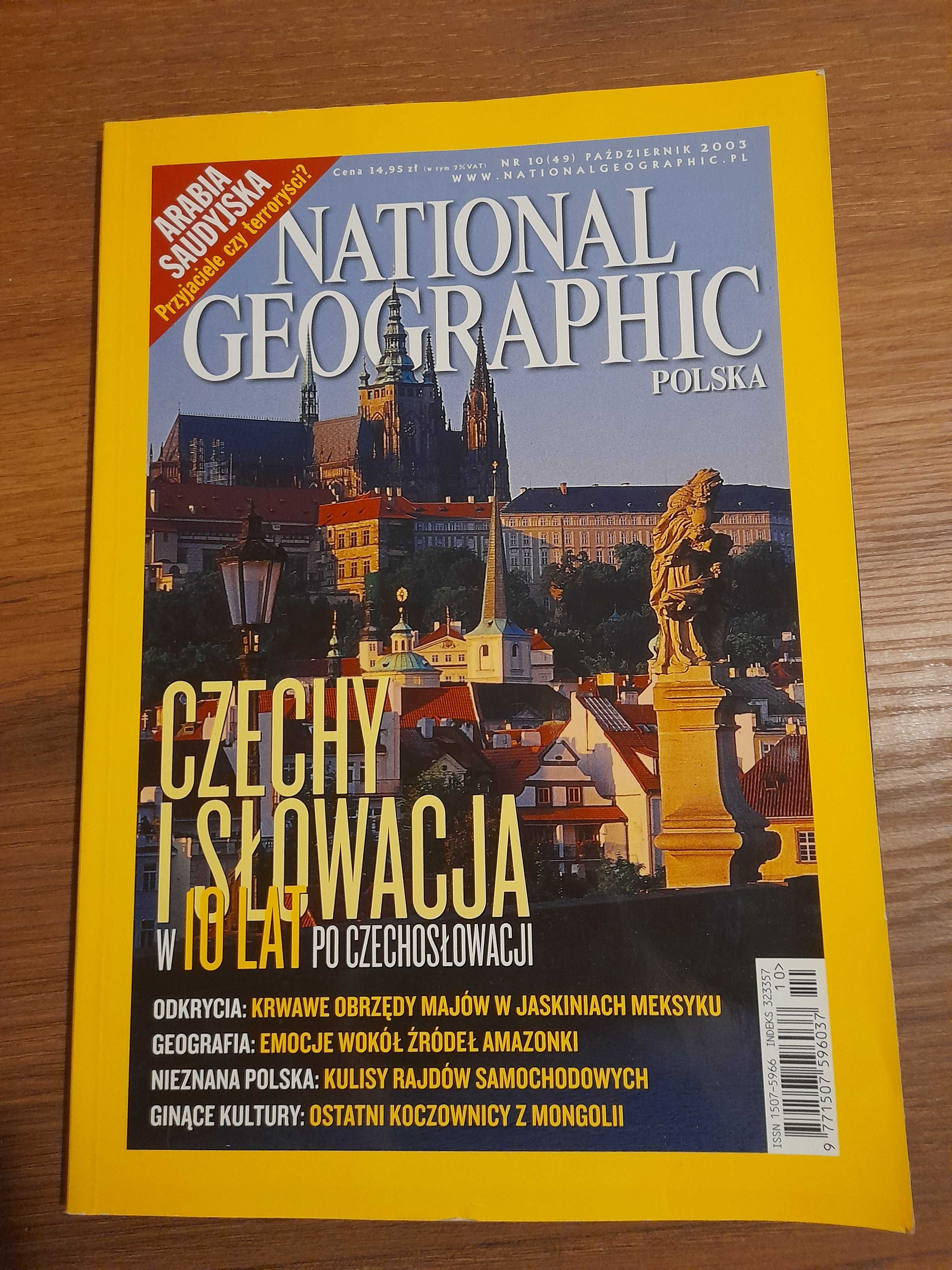 National Geographic Polska nr 10 i 12 2003