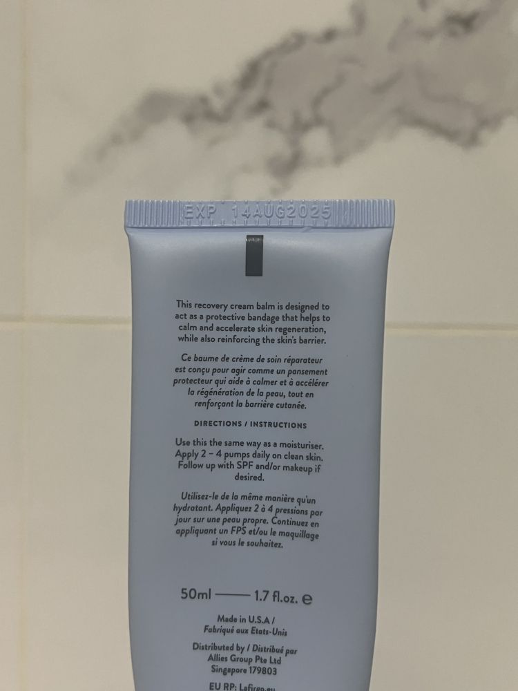 Allies of skin - molecular barrier recovery cream balm крем-бальзам