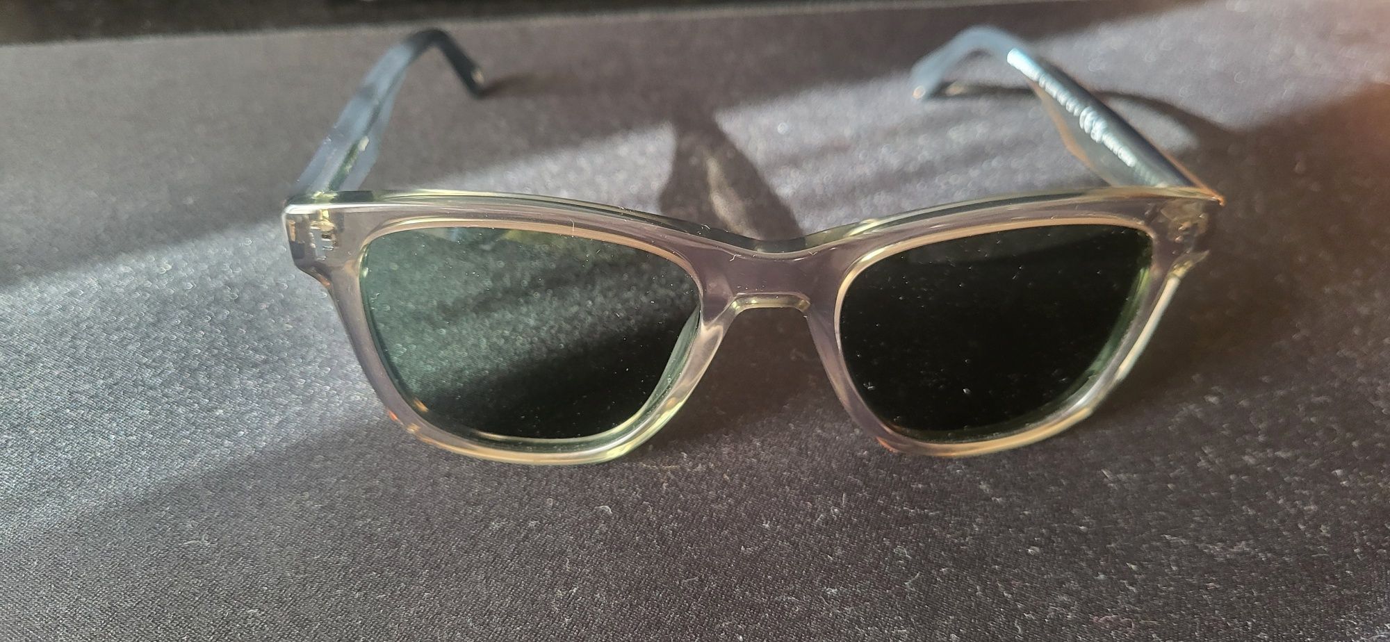 Óculos de sol Hawkers polarizados beige alligator