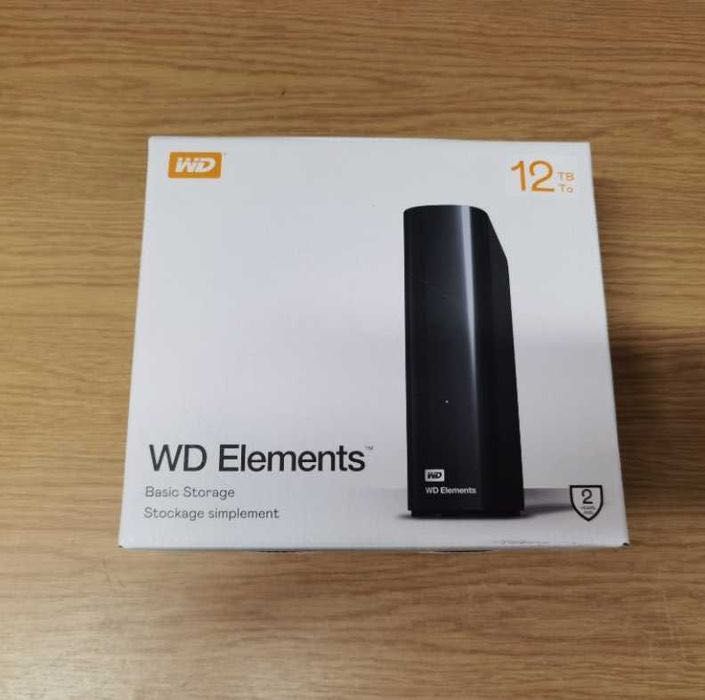 Nowy Dysk WD Elements 12TB USB 3.0, w oryginalnym opakowaniu WARSZAWA