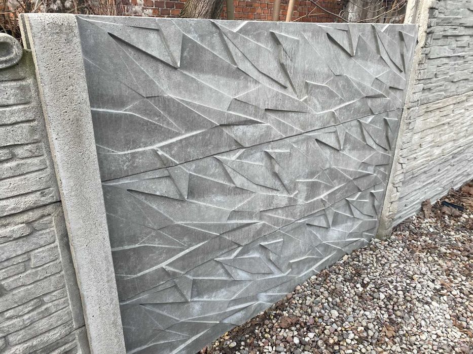 Ogrodzenia Betonowe 3D Nowość Płot Mur Płyta 50x200