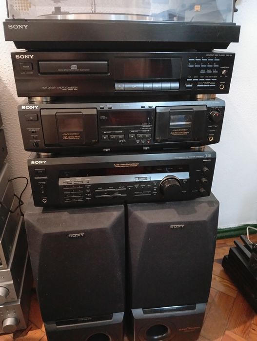 Aparelhagem Sony  por módulos c/colunas