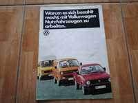 VW Caddy, Transporter T3 , LT Prospekt 8stron rok-1985