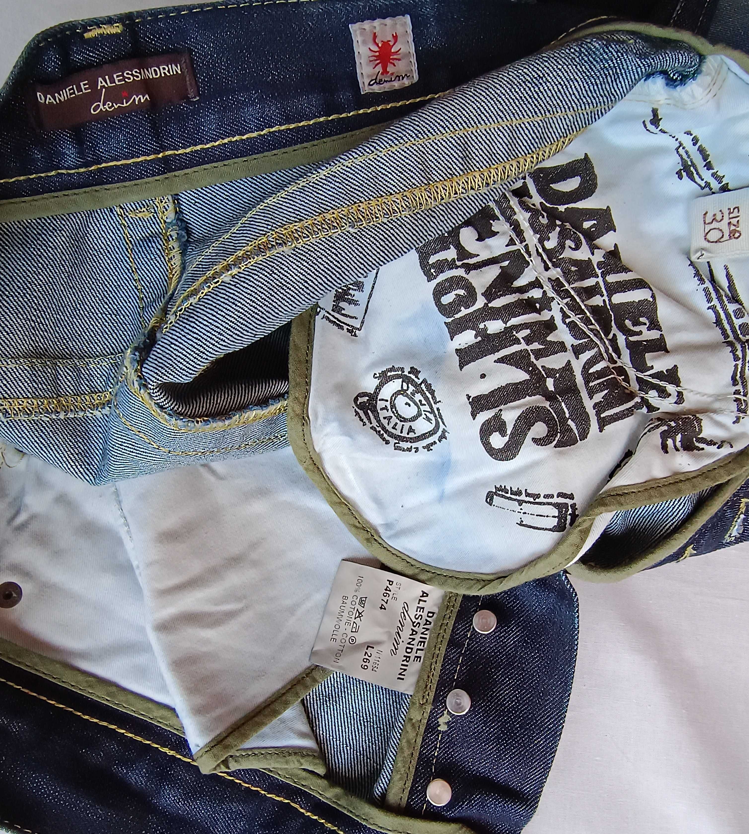 Дизайнерські чоловічі джинси Daniele Alessandrini. 100% made in Italy