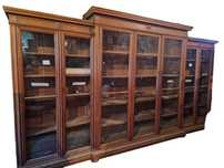 Ogromna dębowa BIBLIOTEKA 5m + dostawka 1,4m