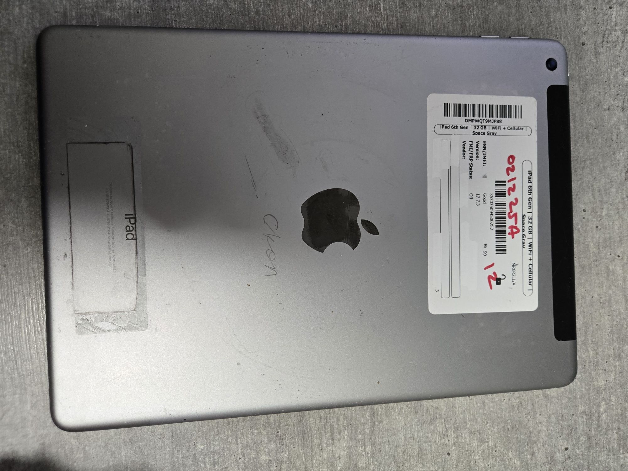 iPad 6 покоління. 32GB. LTE. Сім-карта. Space Grey. Гарантія