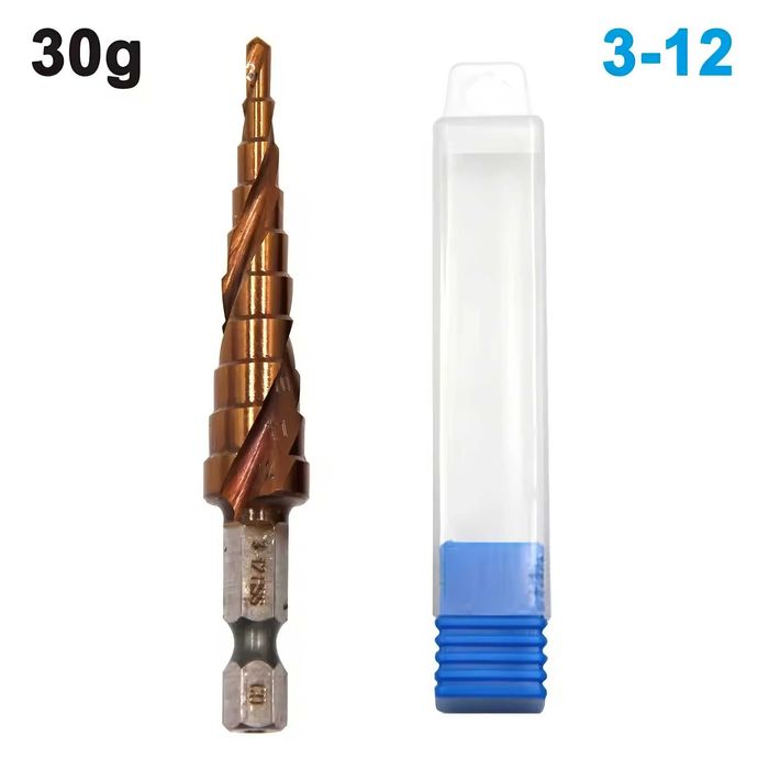 Wiertło stopniowe stożkowe 3-13mm kobalt HSS-CO do stali nierdzewnej