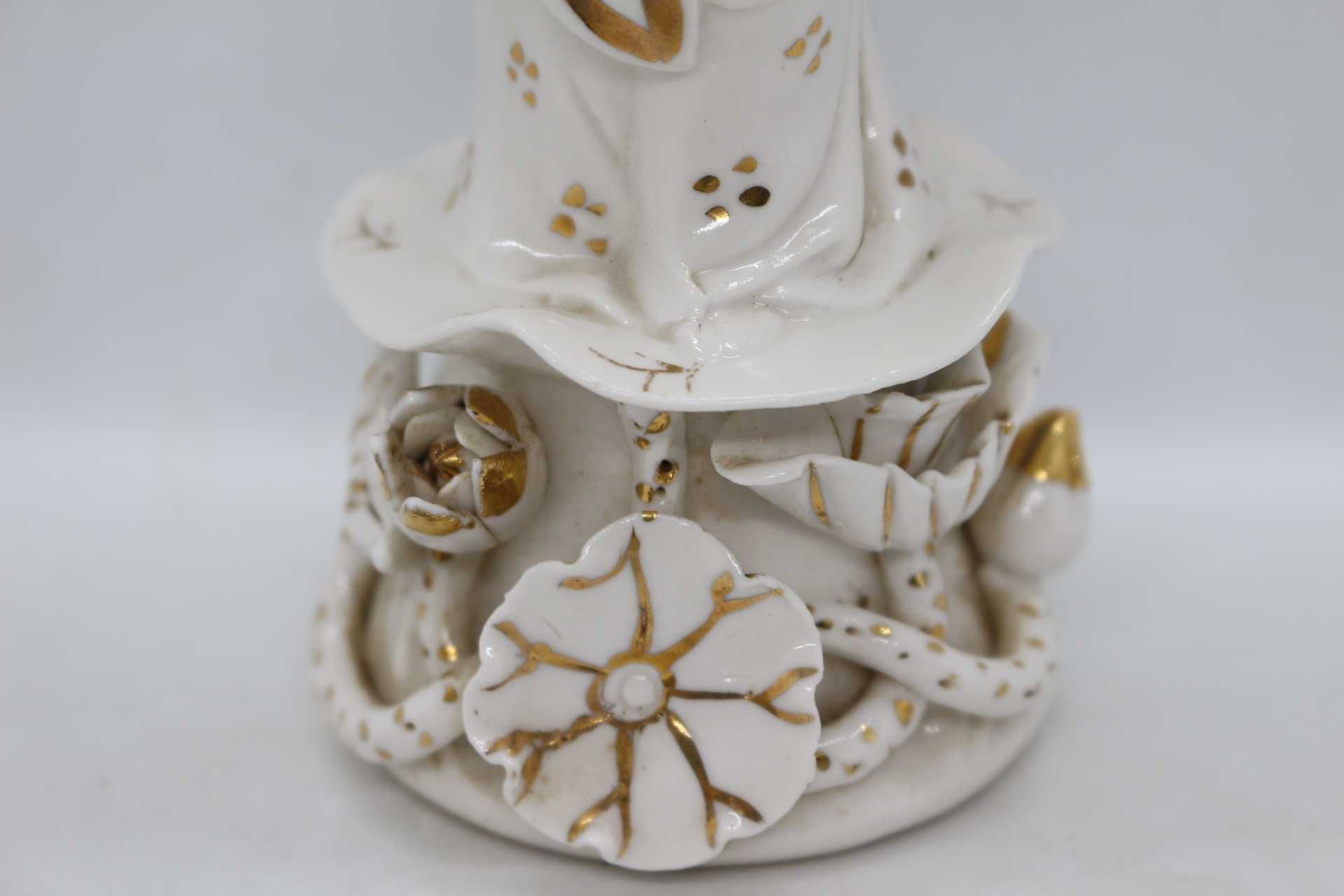 Guan Yin Completa 24 A cm Porcelana Chinesa a Ouro XIX