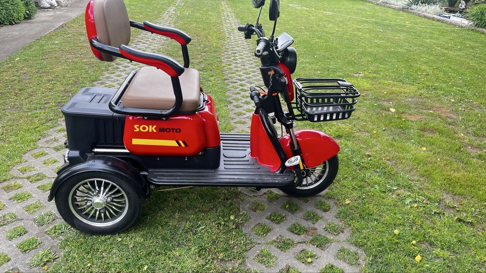 НОВИЙ електроскутер трьохколісний sokmoto x3 pro трицикл