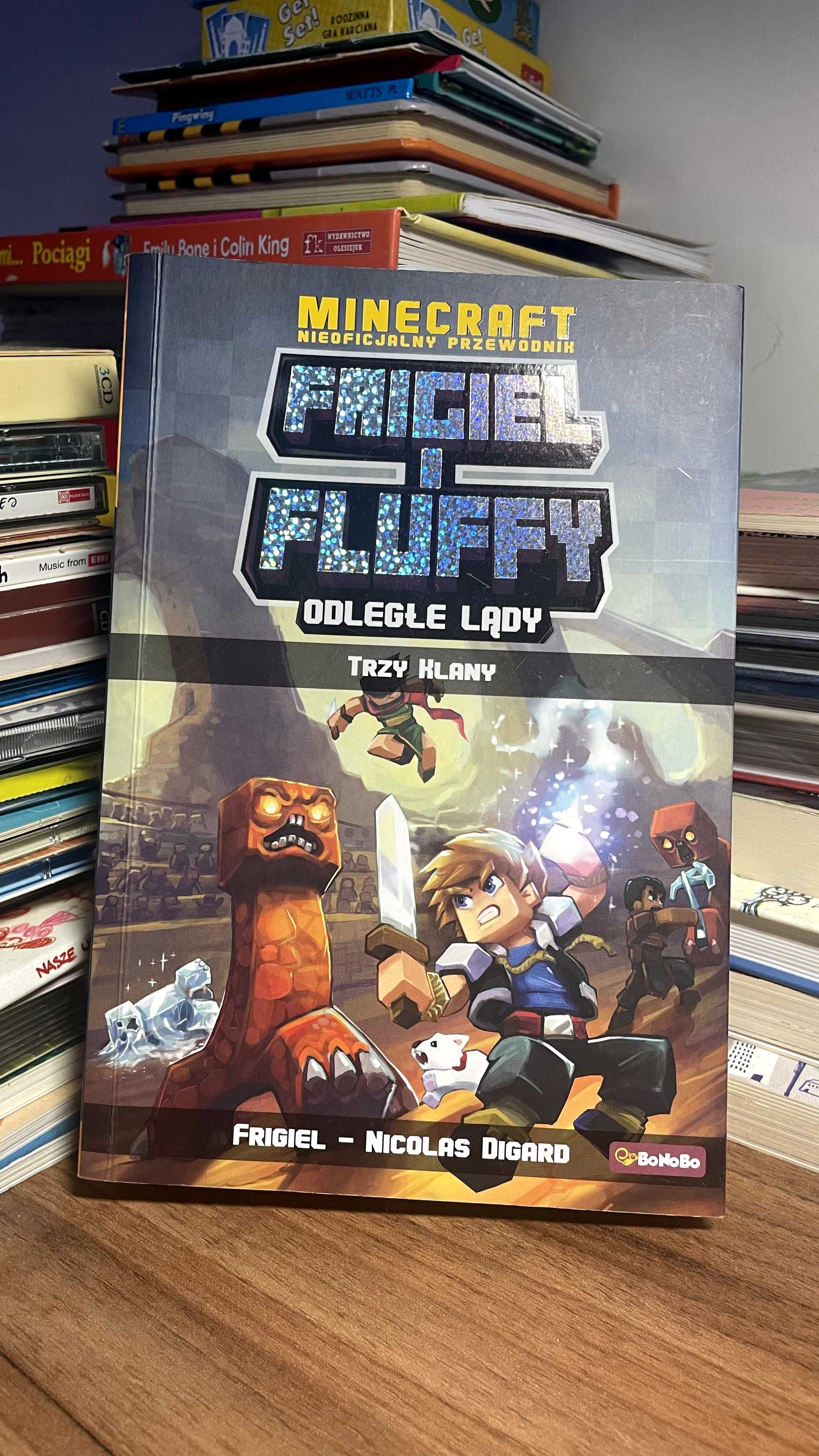 Książka Frigiel i Fluffy, Odległe Lądy, Minecraft