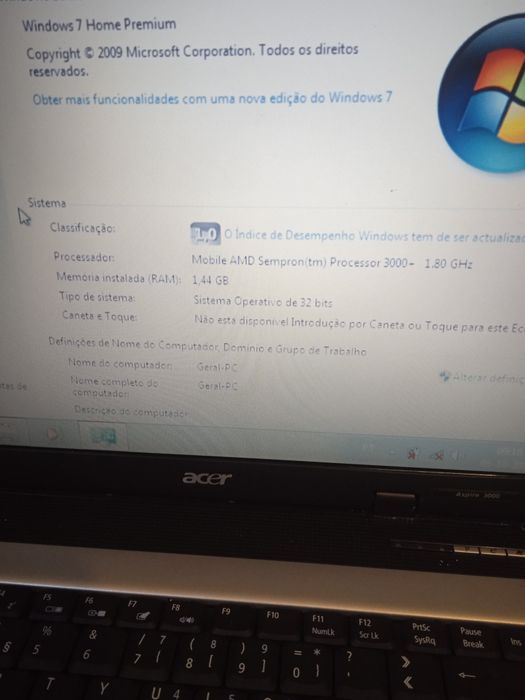 PC portátil " Acer Aspire 3000"