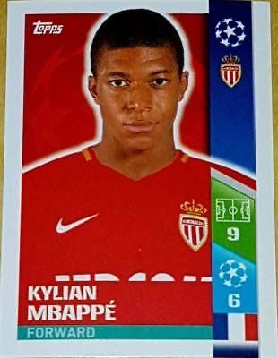 Cromos & Carteirinhas/Saquetas Topps Champions 2017/18 - Rookie Mbappe