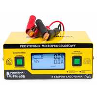 Samochodowy prostownik MIKROPROCESOROWY akumulatorowy 6V-24V