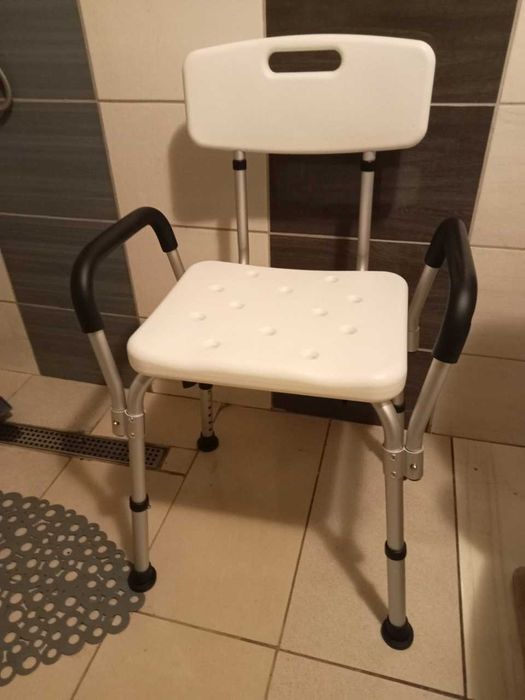 NOWE Krzesło Prysznicowe Taboret Pod Prysznic Stołek 4x Do Kąpieli
