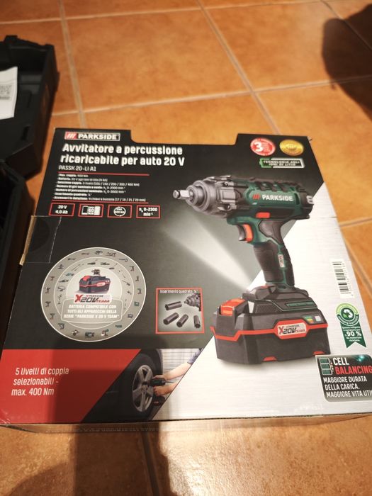 Pistola Chave Impacto 20V Parkside