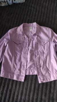 Джинсовая очень красивая фиолетовая  курточка & DENIM