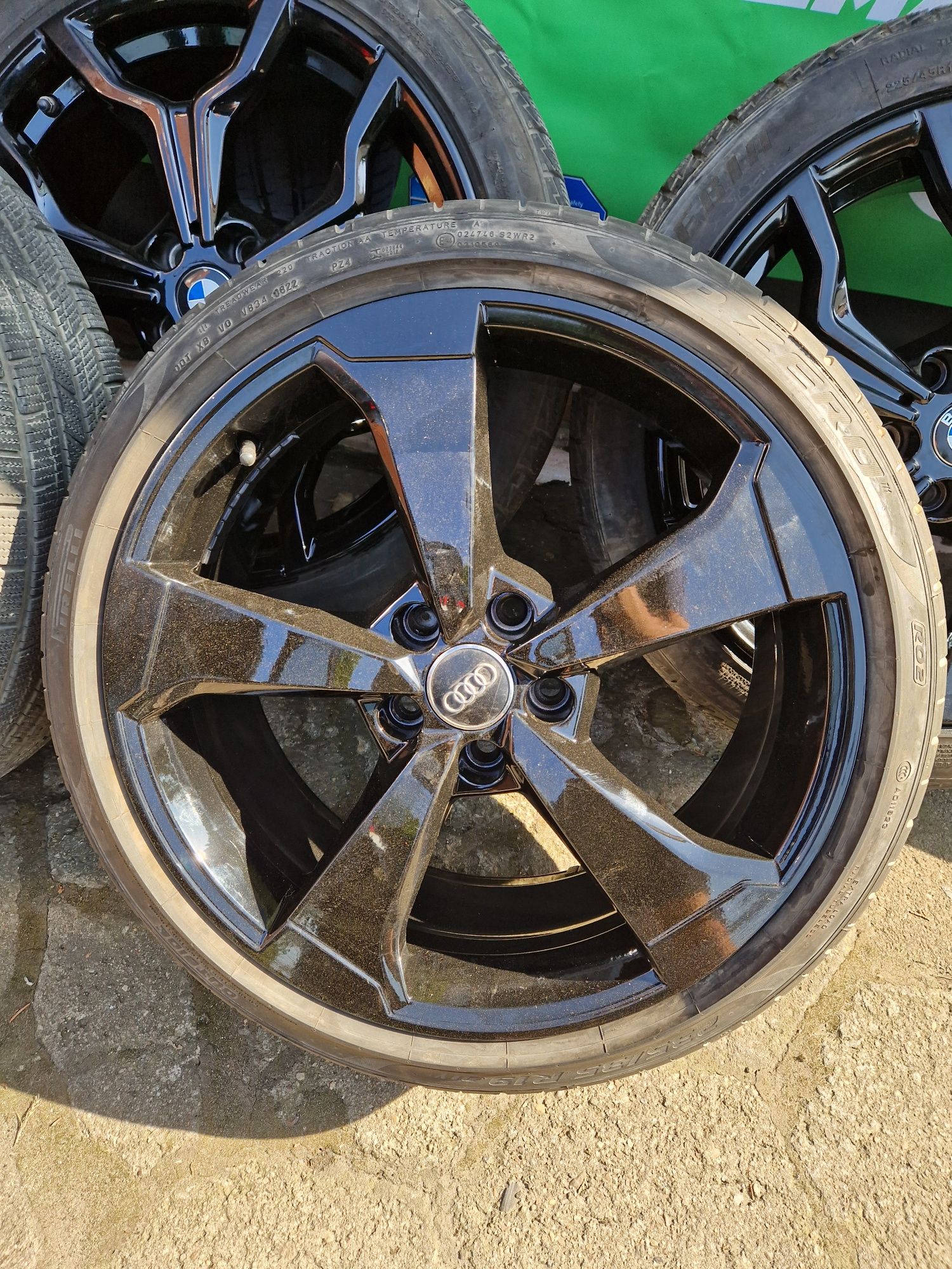 Oryginalne Koła Audi RS3 8V0 19cali Pirelli Pzero 2022r. 7,5mm