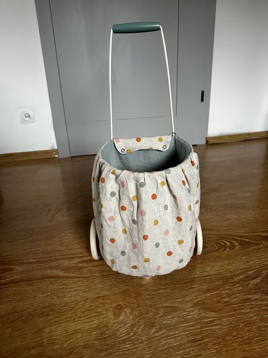 Zestaw wózek, łóżeczko, deska do prasowania MAILEG