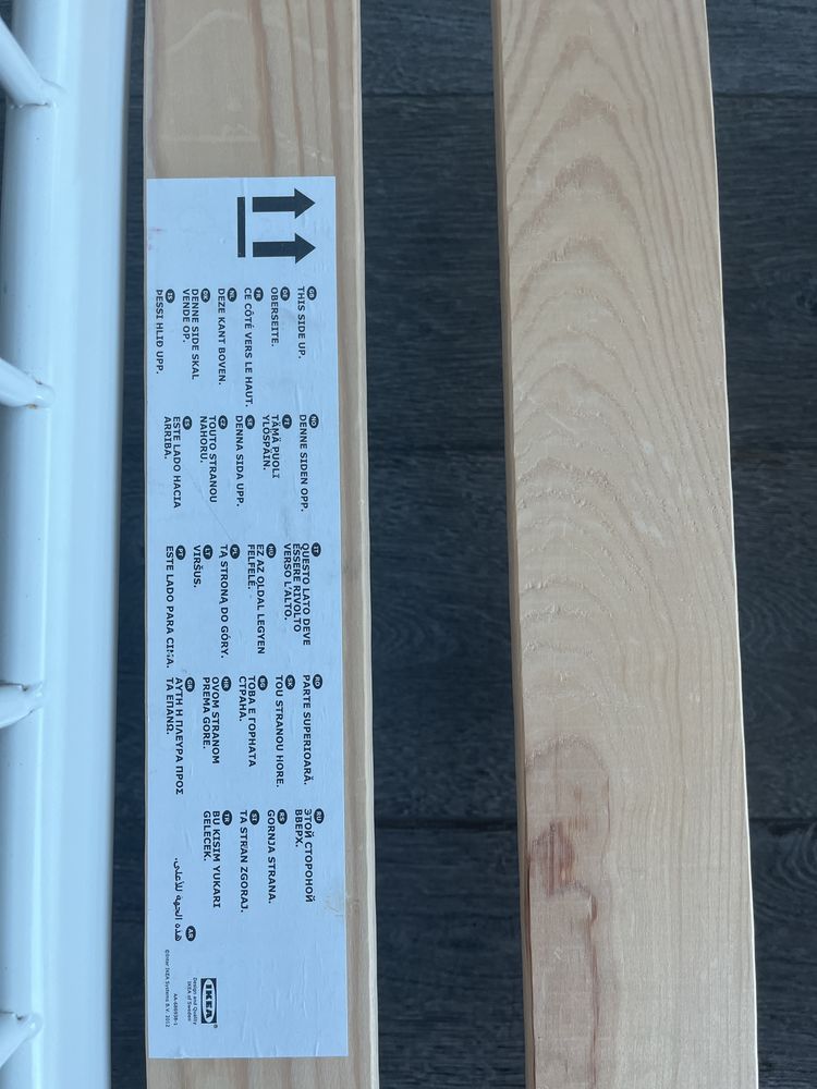 Dziecięce łóżko MINNEN z Ikea + drewniany stelaż + materac ( gratis )