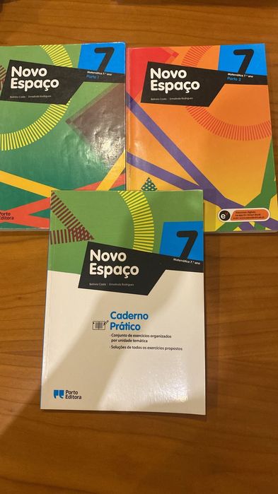 Livro de matematica  + caderno de atividades 7.ºano