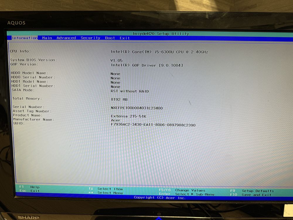 Плата,материнка, LA-H782P Acer Aspire A315-51/54 intel i5-6300U